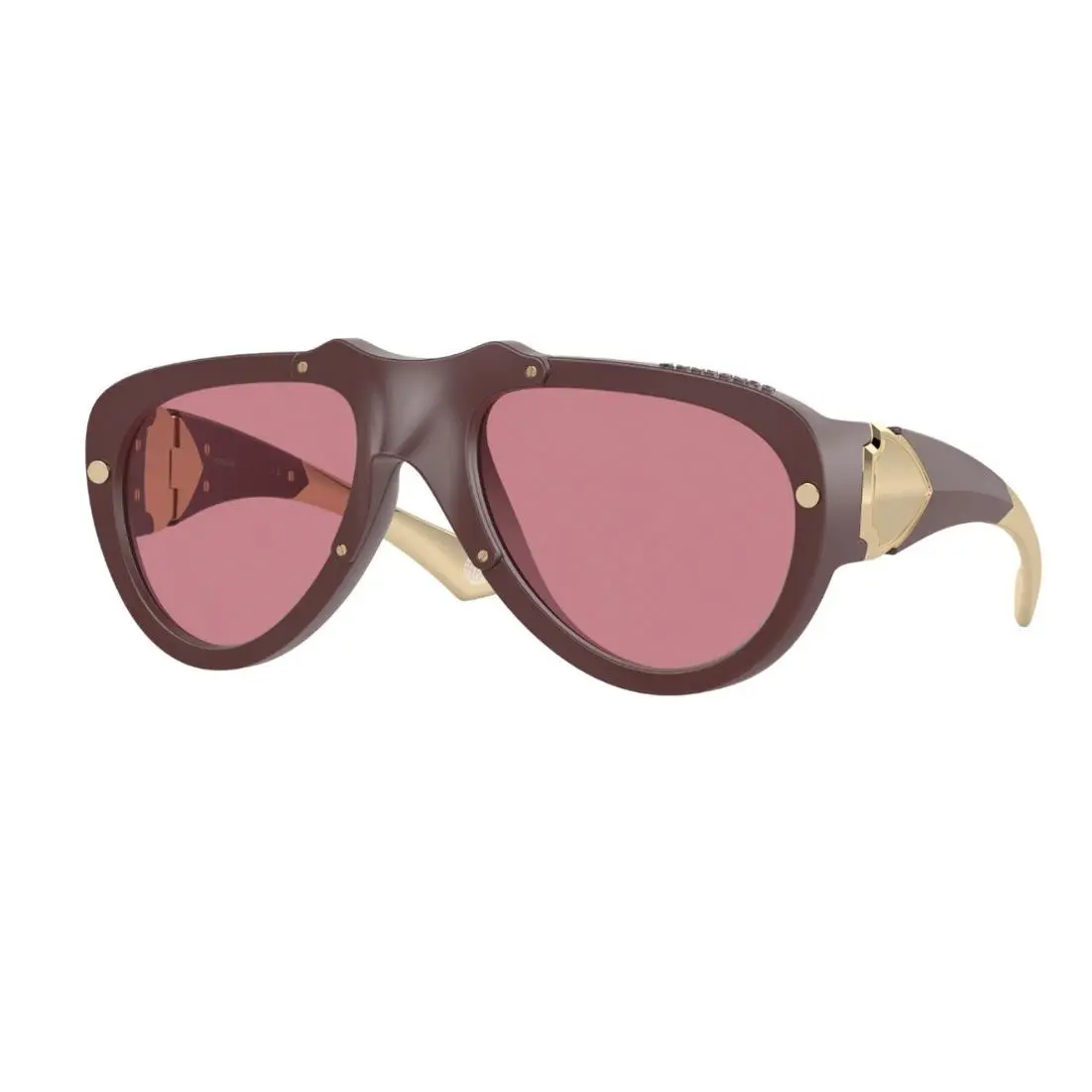 Burberry Sunglasses Burgundy Unisex BE4433U 4140/75 Pink Lens