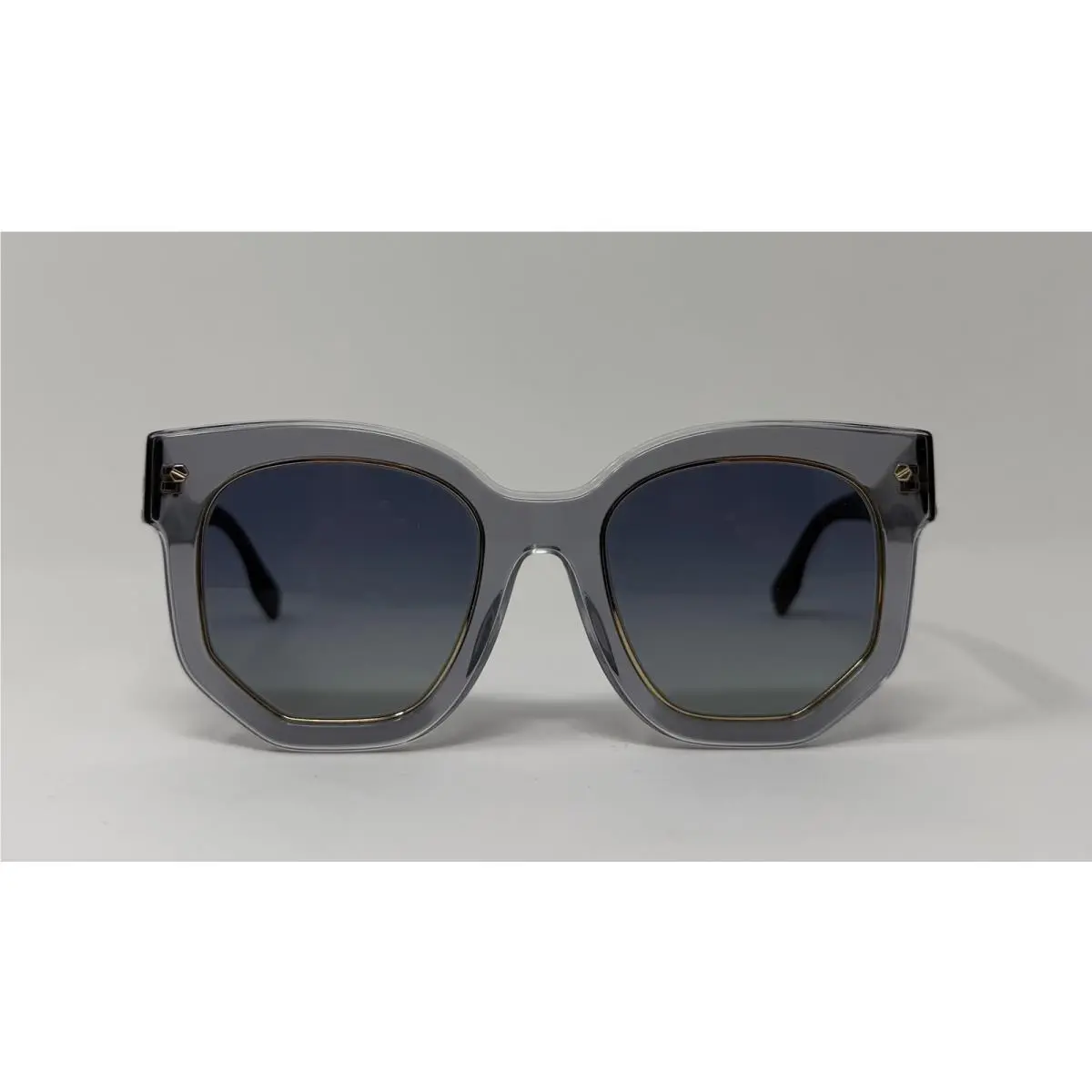Burberry B4307 3831/4L Transparent Grey Sunglasses. Size 50-22-140
