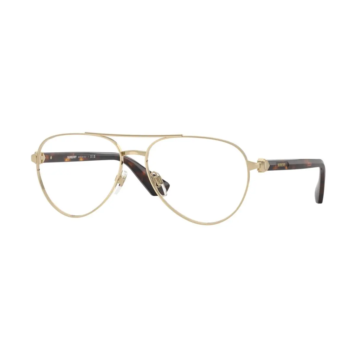 Burberry Men`s 55mm Light Gold Eyeglasses BE1397-1109-55