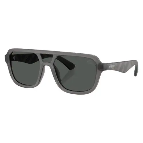 Burberry Unisex 28mm Checker Charcoal Transparent Sunglasses BE4474U-421387-28