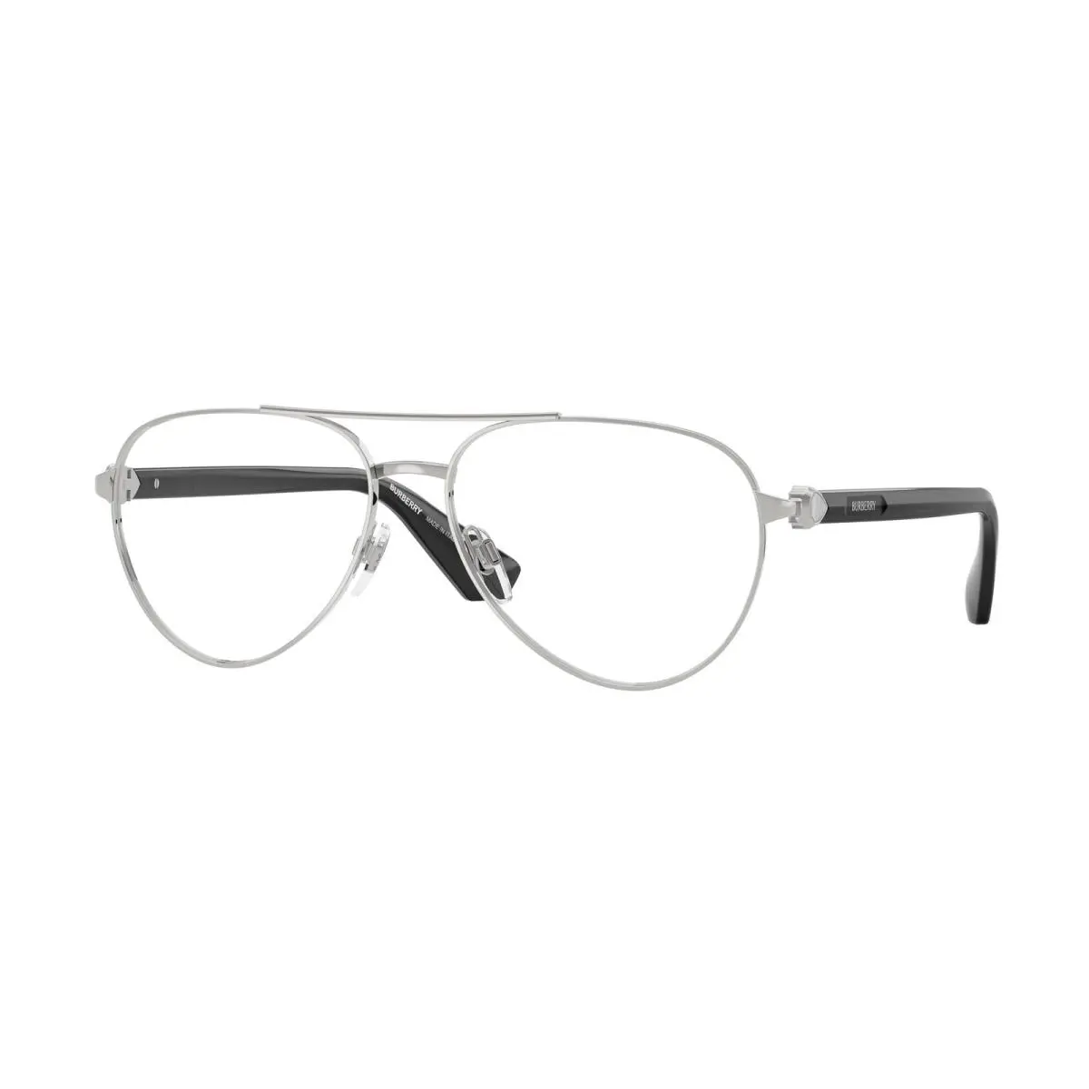 Men`s 57mm Silver Eyeglasses BE1397-1005-57 by Burberry
