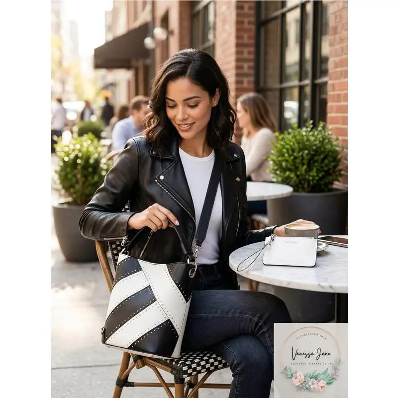 Calvin Klein Karsyn Studded Convertible Hobo