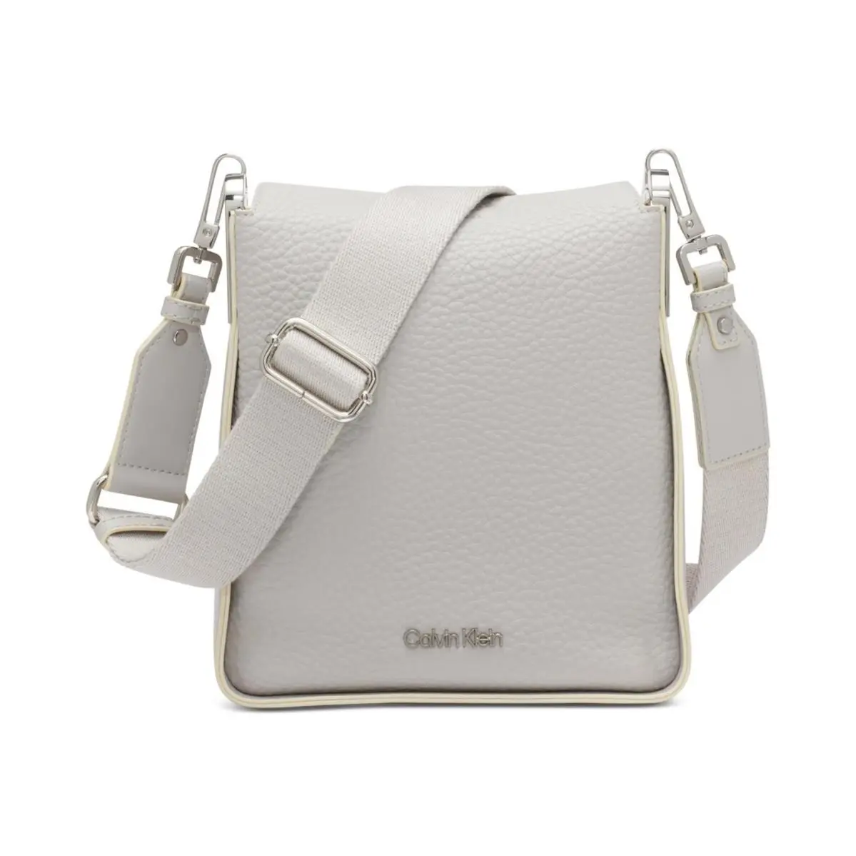 Calvin Klein Women`s Fay North/south Small Crossbody - Dove Grey