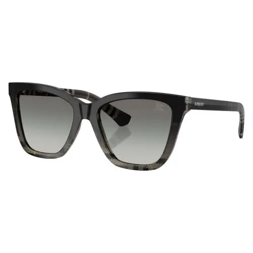 Women`s 54mm Checker Grey Gradient Sunglasses BE4470F-420011-54 by Burberry