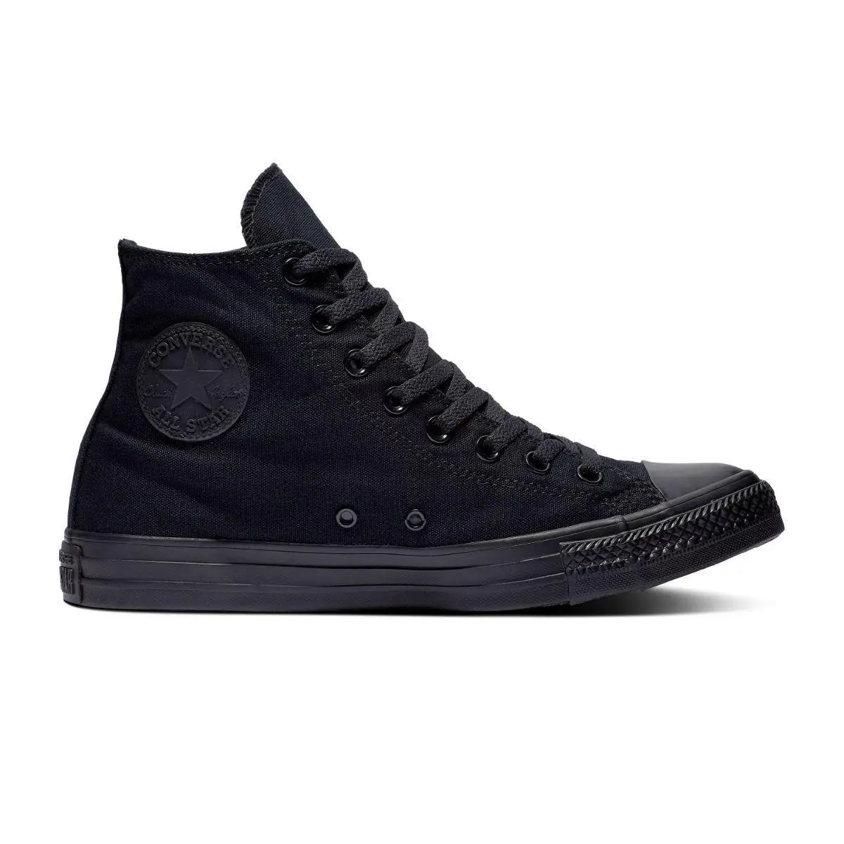 Unisex Converse Chuck Taylor All Star HI 006 M3310-006 Black Monochrome-size 7