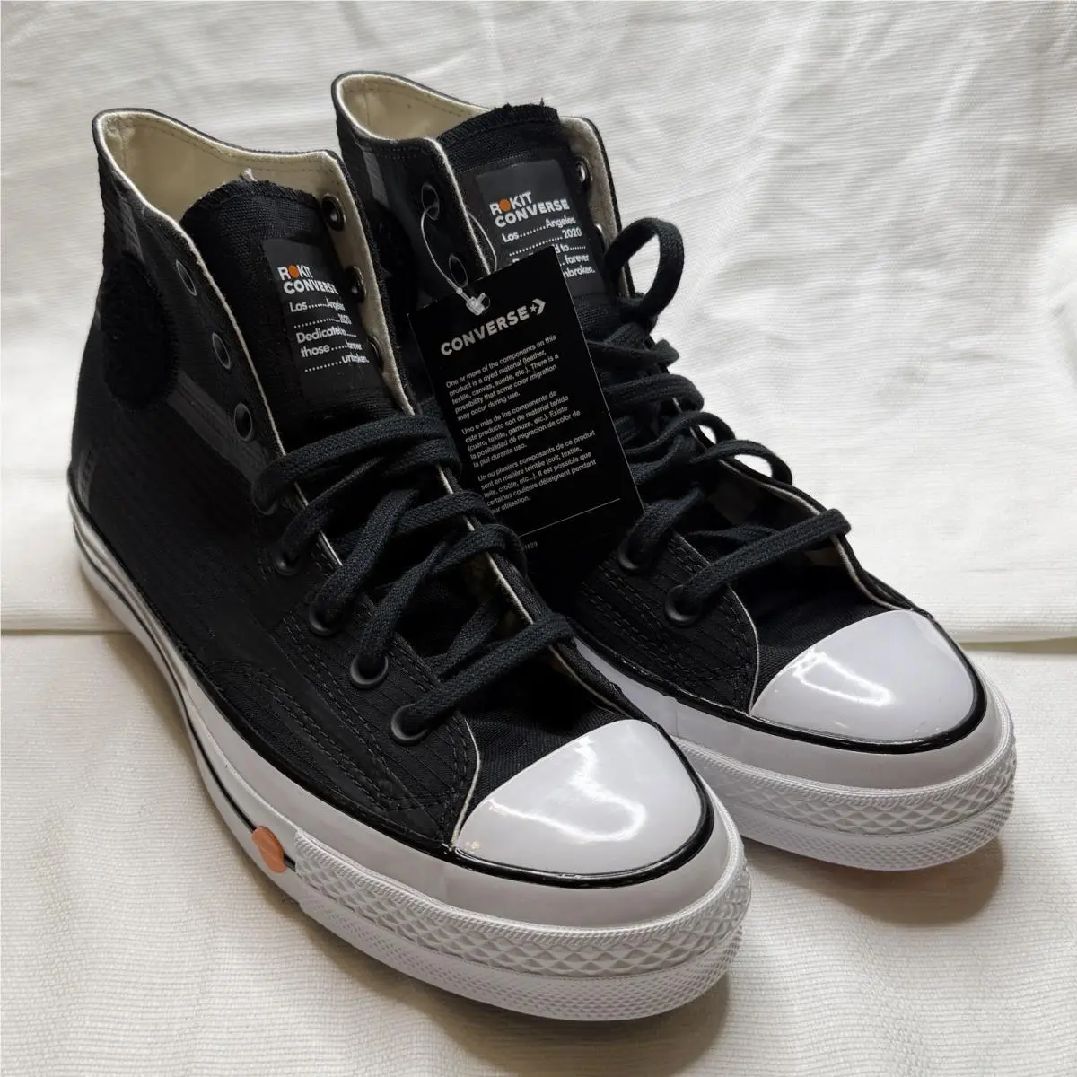 Converse Rokit Chuck 70 High Top Black Orange White 168211C 2020 Mens 9 Athletic