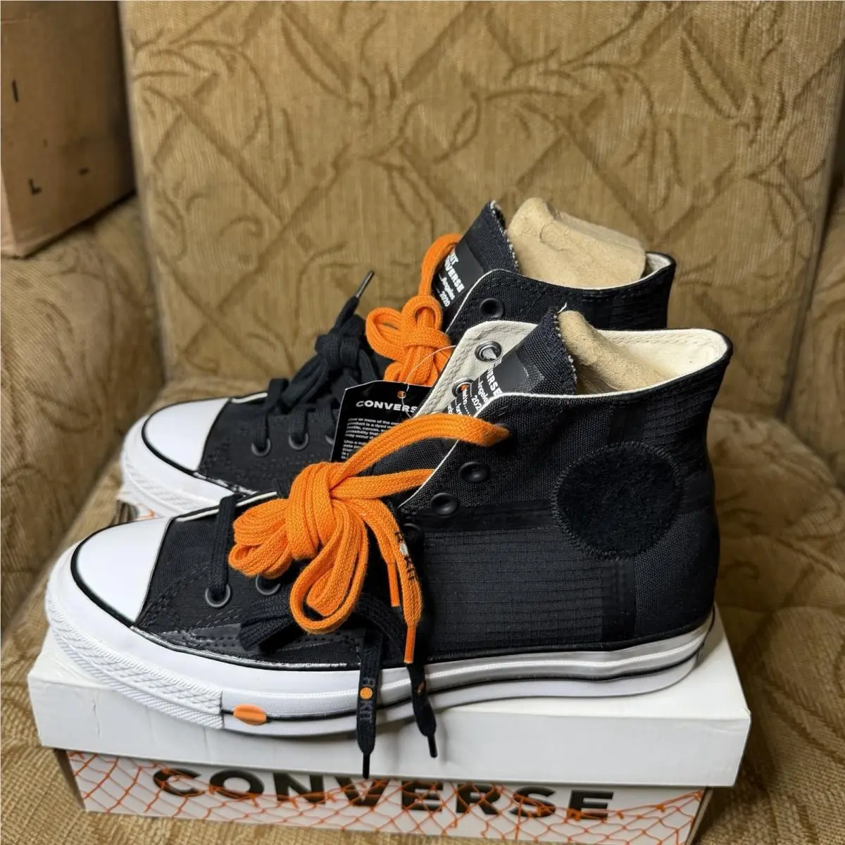 Converse Rokit Chuck 70 High Top Black Orange White 168211C 2020 Men 8 Athletic
