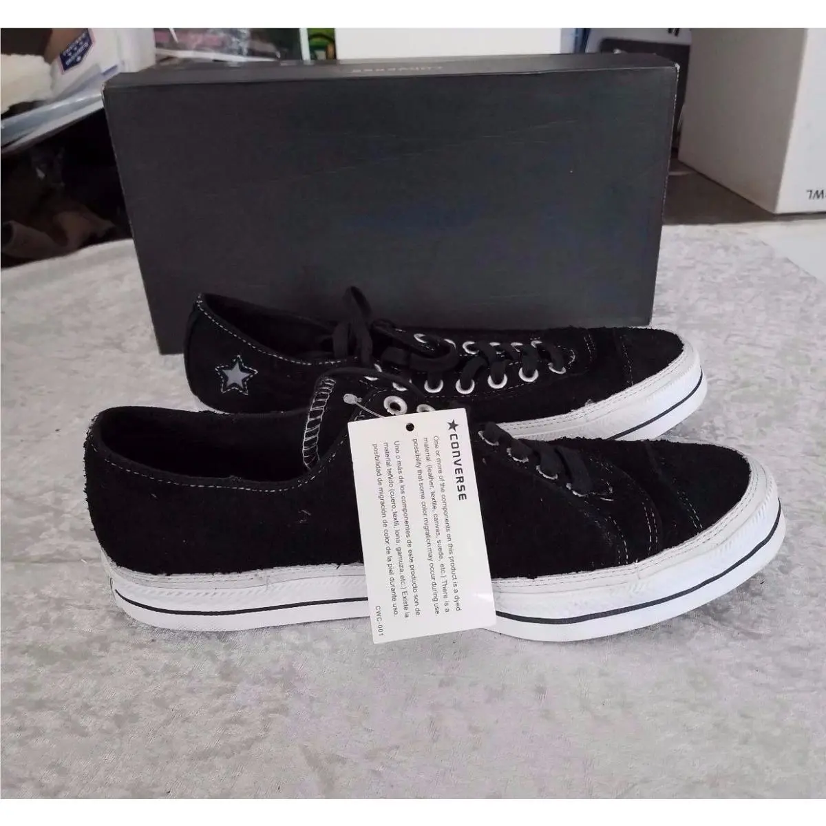 Converse CT Asymetrical OX Black White 118554 Deadstock Rare Limited Size 10