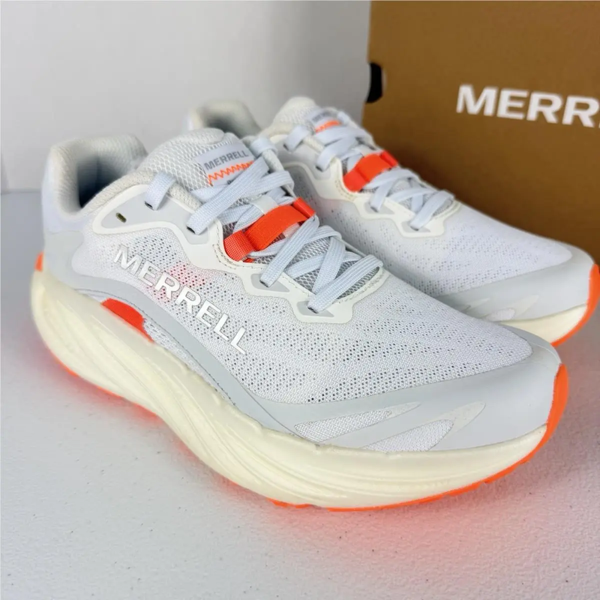 Merrell Women Promorph White Orange Running Hiking Walking Shoes J068648 Sz 6-9