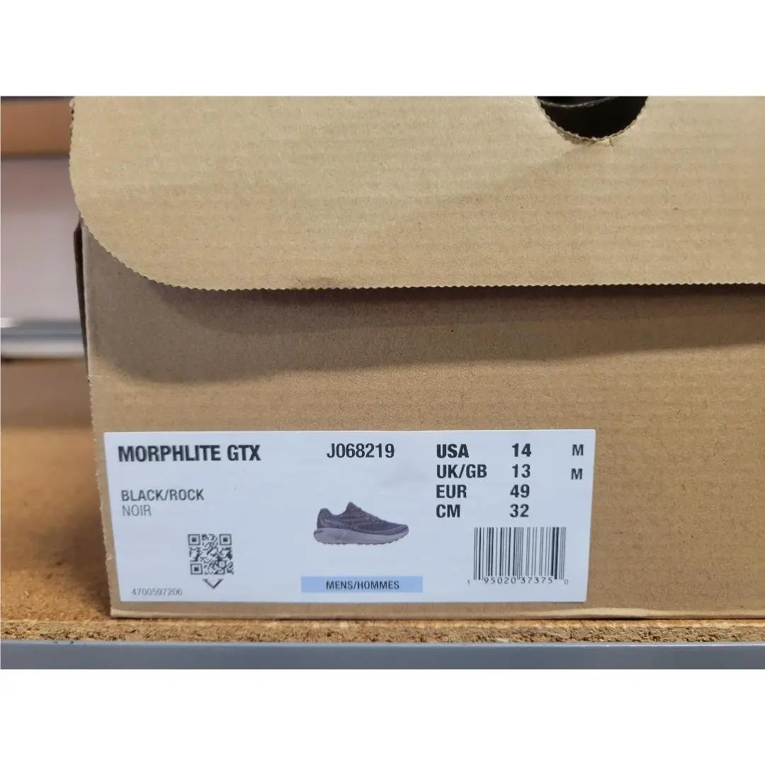 Merrell shoes - Merrell Morphlite GTX - Morphlite GTX - J068219 - Black Rock 4