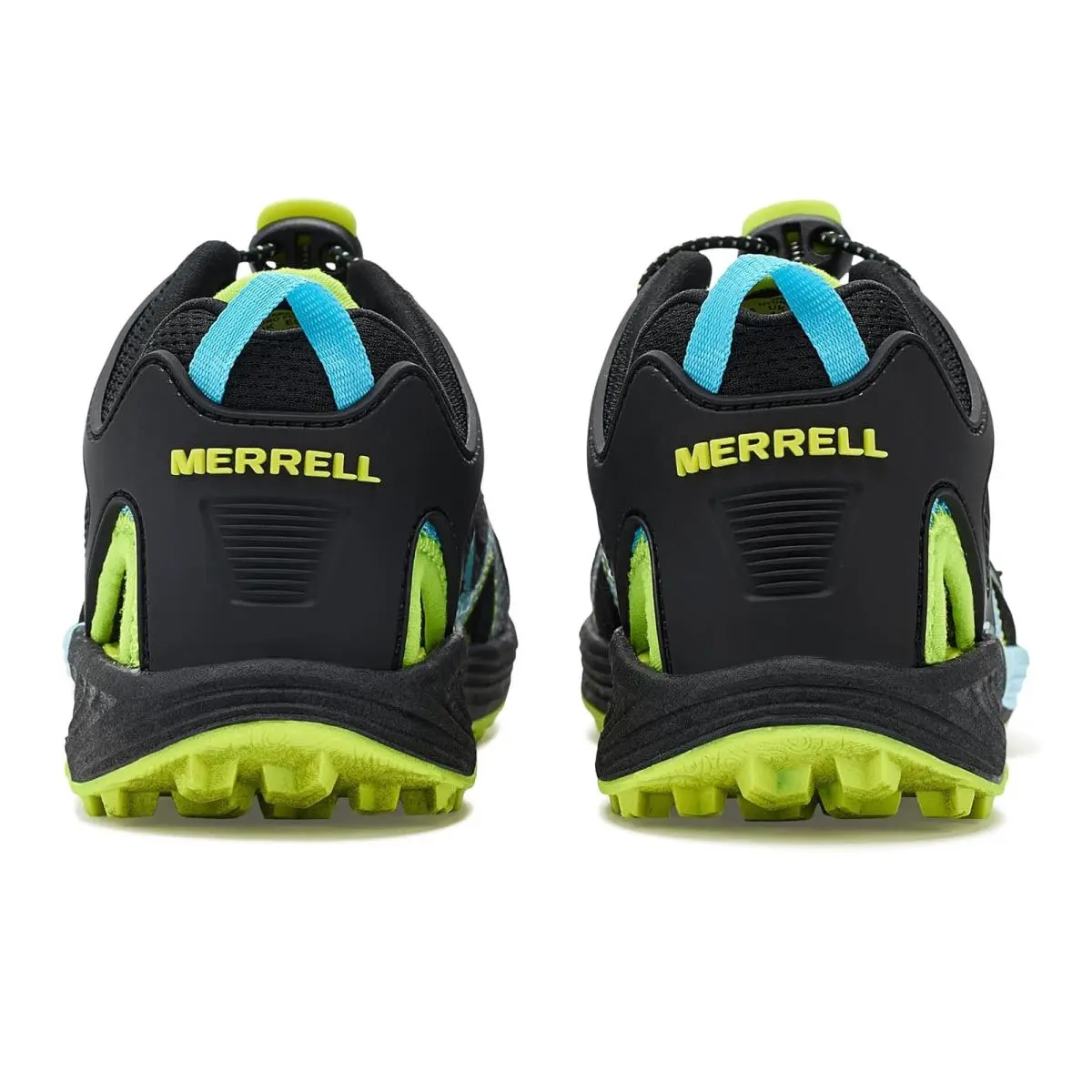 Merrell shoes - Black/Blue/Lime 5