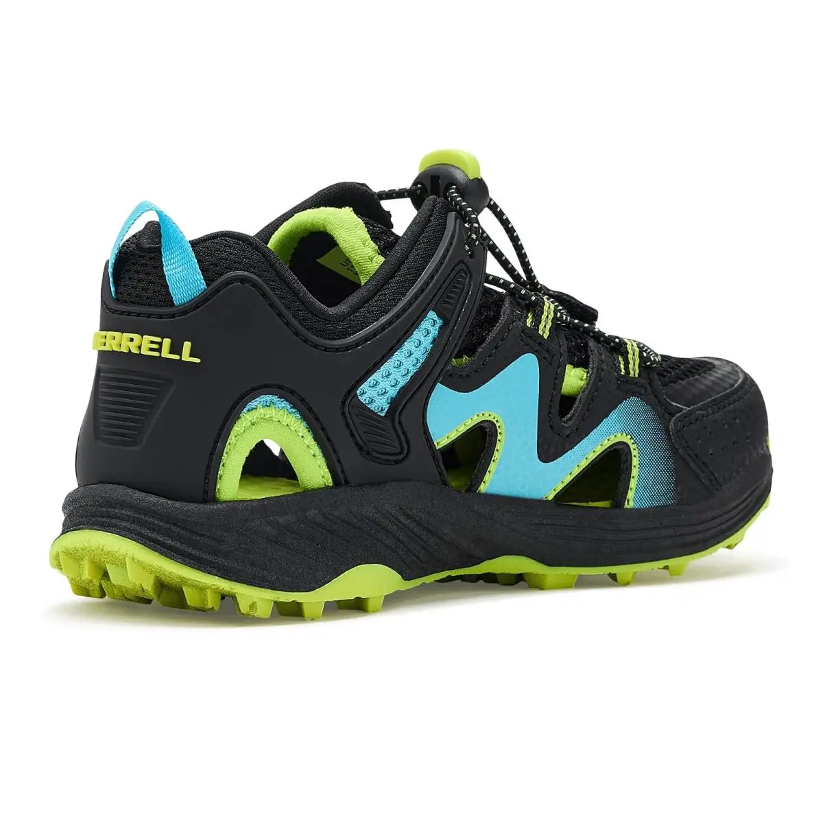 Merrell shoes - Black/Blue/Lime 8