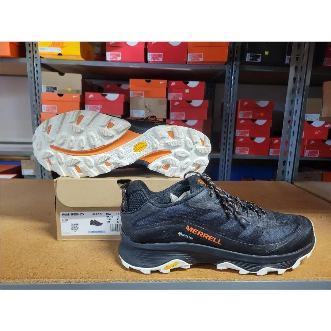 Merrell Moab Speed Gtx Men Shoes J066769 Black Size 15