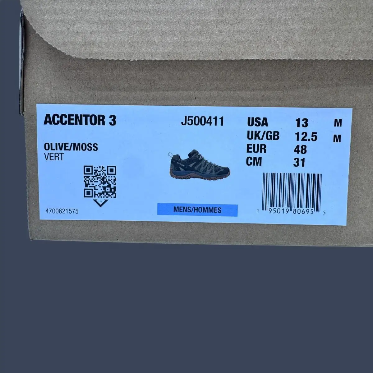 Merrell shoes - Merrell Accentor 3 | Olive/Moss | Men`s Hiking Shoe | J500411 7