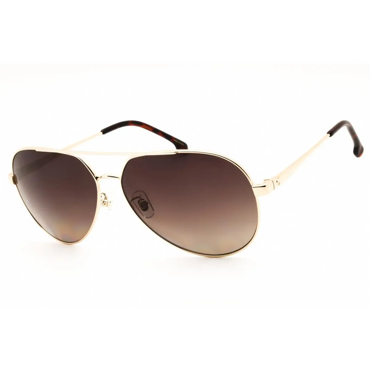 Carrera 3005 S 06J LA Sunglasses Gold Havana Frame Brown Polarised Lenses 63mm