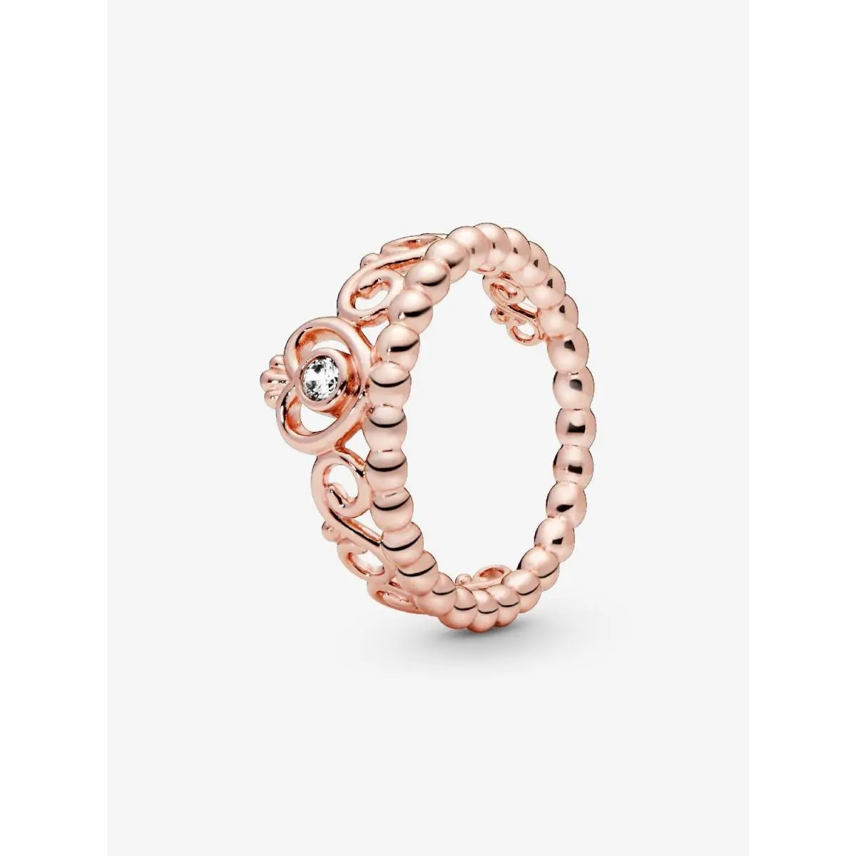 Princess Tiara Crown Ring-190880CZ-56 180880CZ-52 Rose Gold - 180880CZ by Pandora