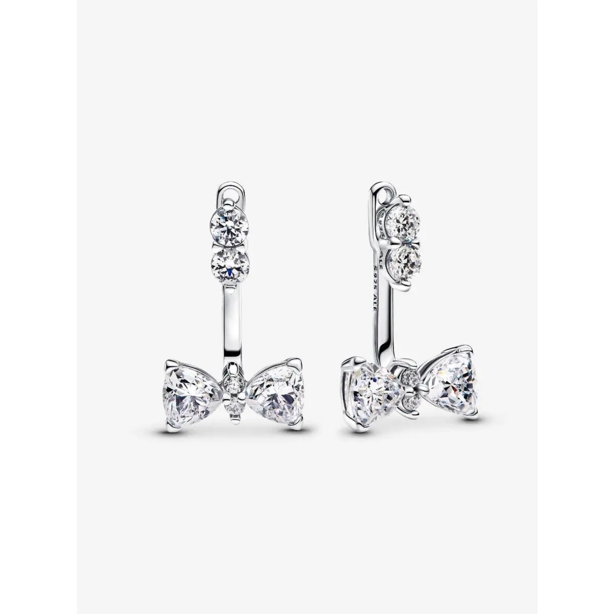 Sparkling Bow Drop Earrings-293543C01 by Pandora