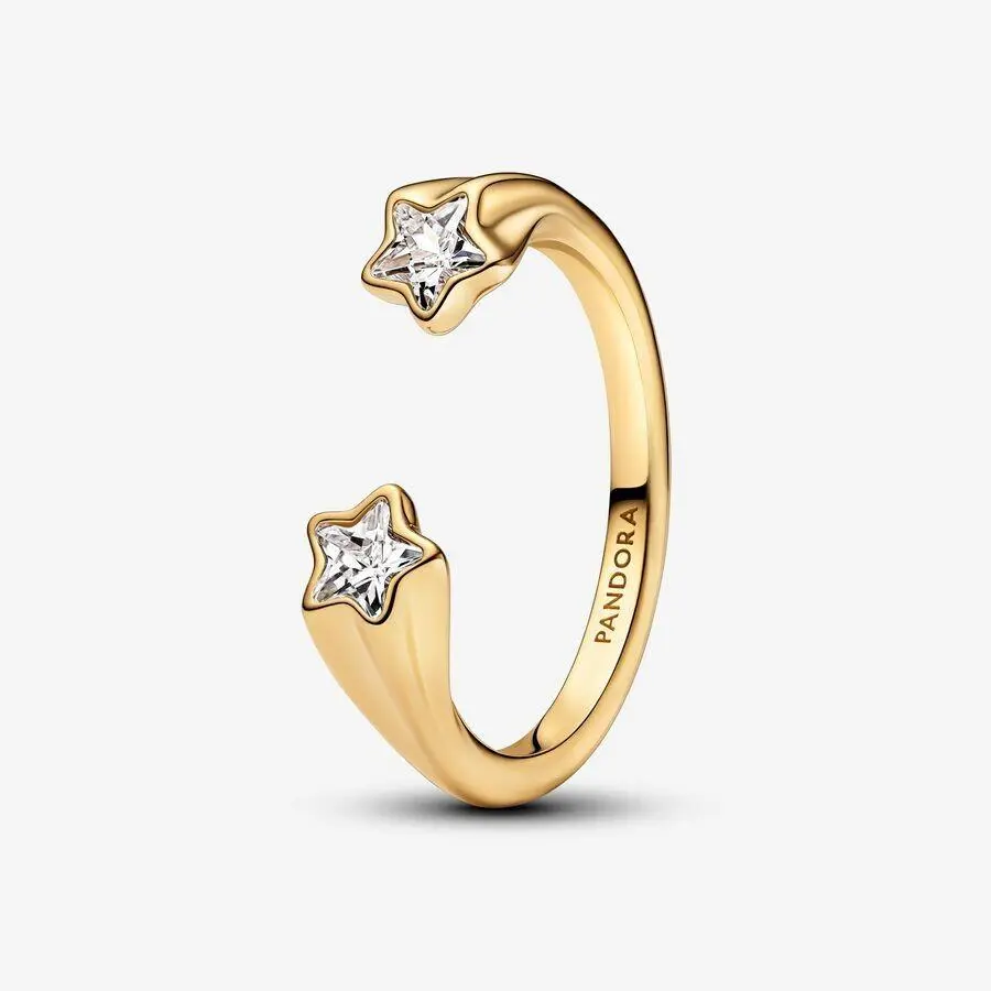 Shooting Stars Open Ring-193582C01 163582C01 Gold by Pandora