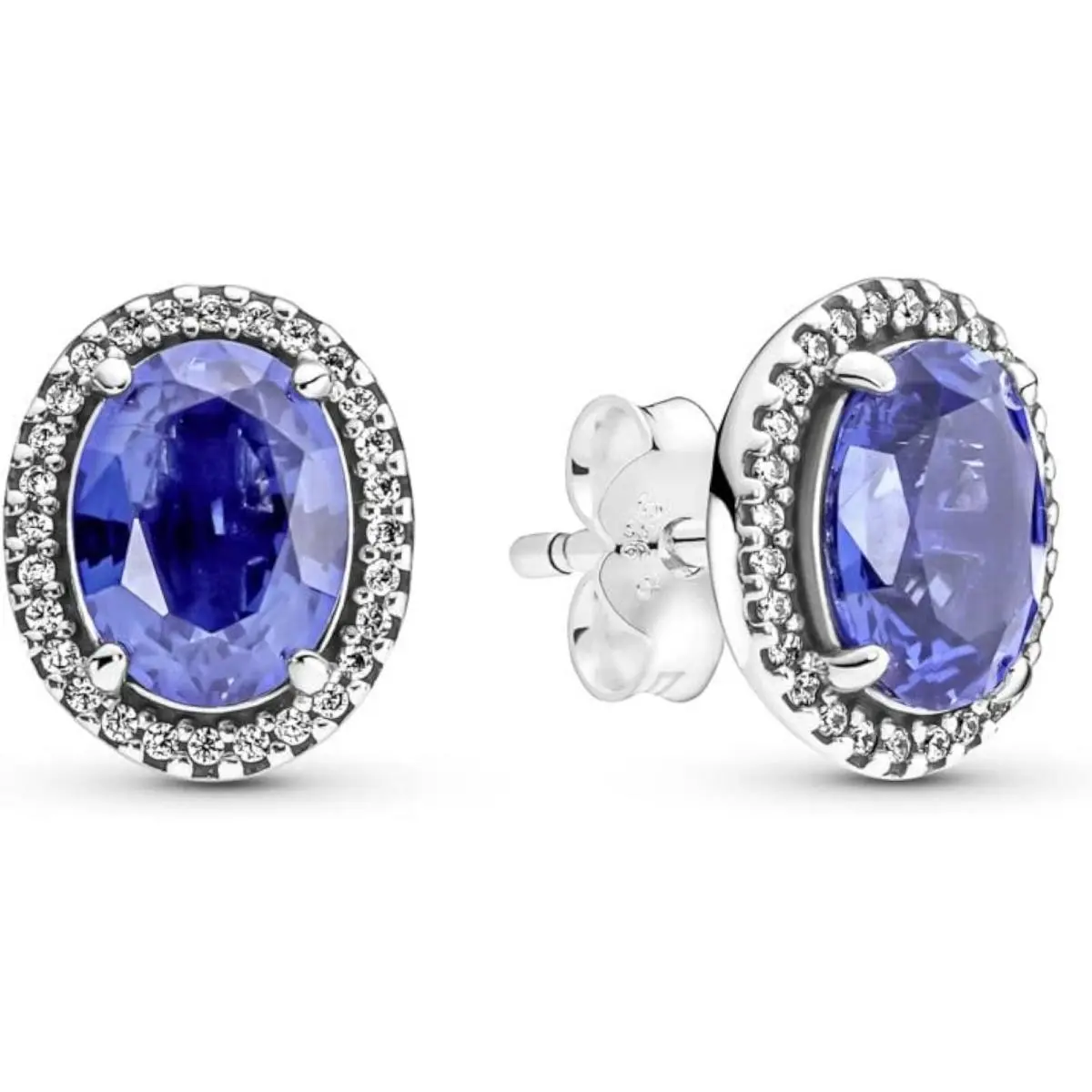 Sparkling Statement Halo Stud Earrings - 290040C01 by Pandora