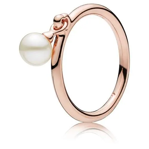Dangling Freshwater Cultured Pearl Ring 187525P rose gold by Pandora