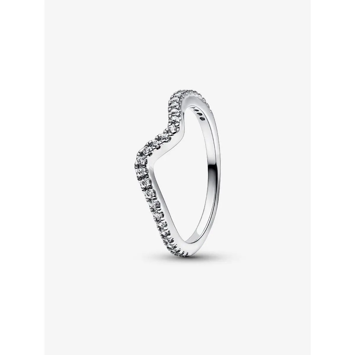 Sparkling Wave Ring-192539C01 182539C01 162539C01 Silver - 192539C01 by Pandora