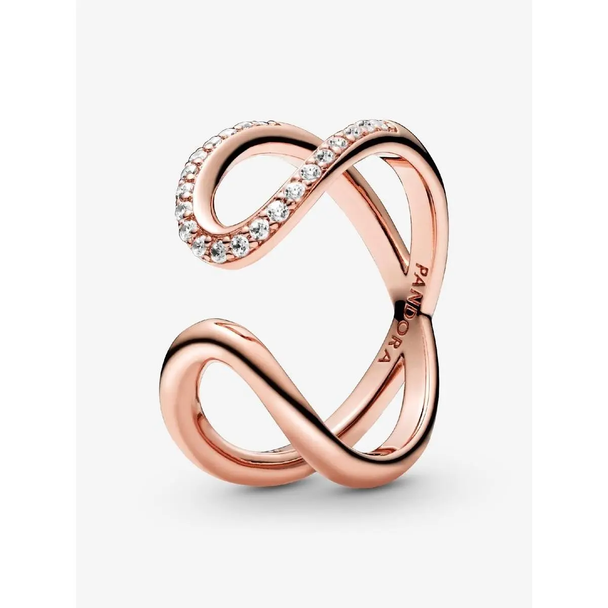 Wrapped Open Infinity Ring-188882C01 with Gift Box by Pandora
