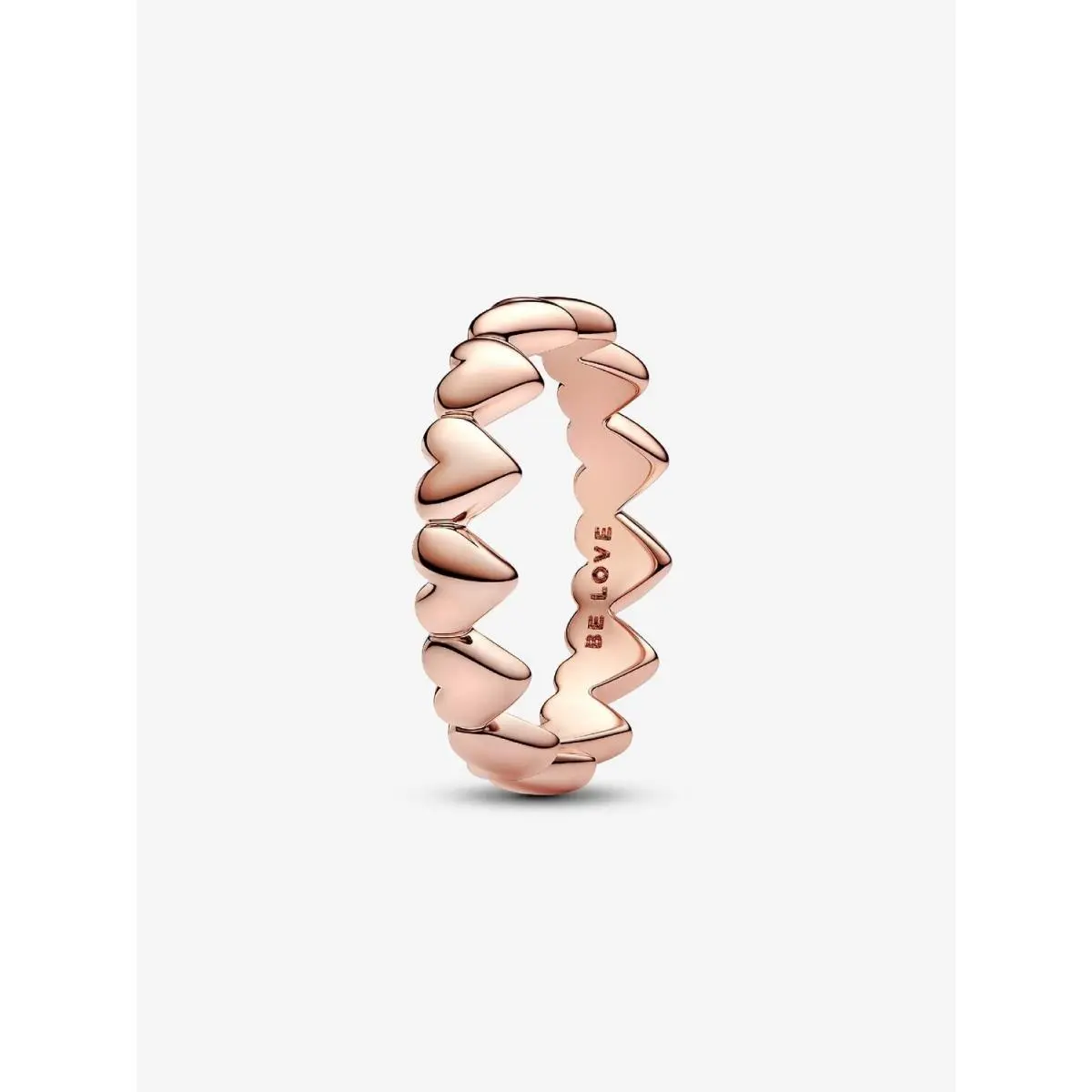 Row of Hearts Ring- 193427C00 183427C00 163427C00 Rose Gold by Pandora