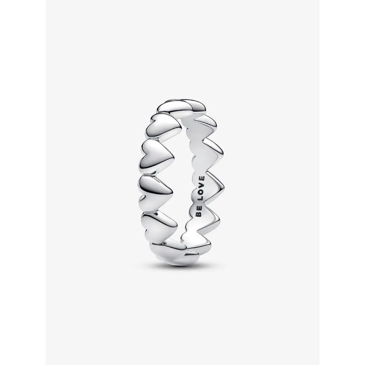 Row of Hearts Ring- 193427C00 183427C00 163427C00 Silver by Pandora