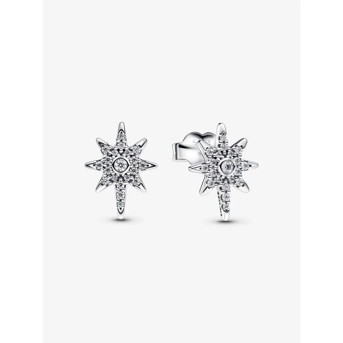 Sparkling North Star Stud Earrings-293587C01 by Pandora