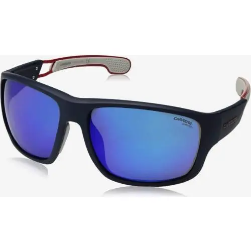 Carrera CA 4006 Sunglasses Mat Blue Wht Red / Blue Mir 63-17-125 CA4006-RCT