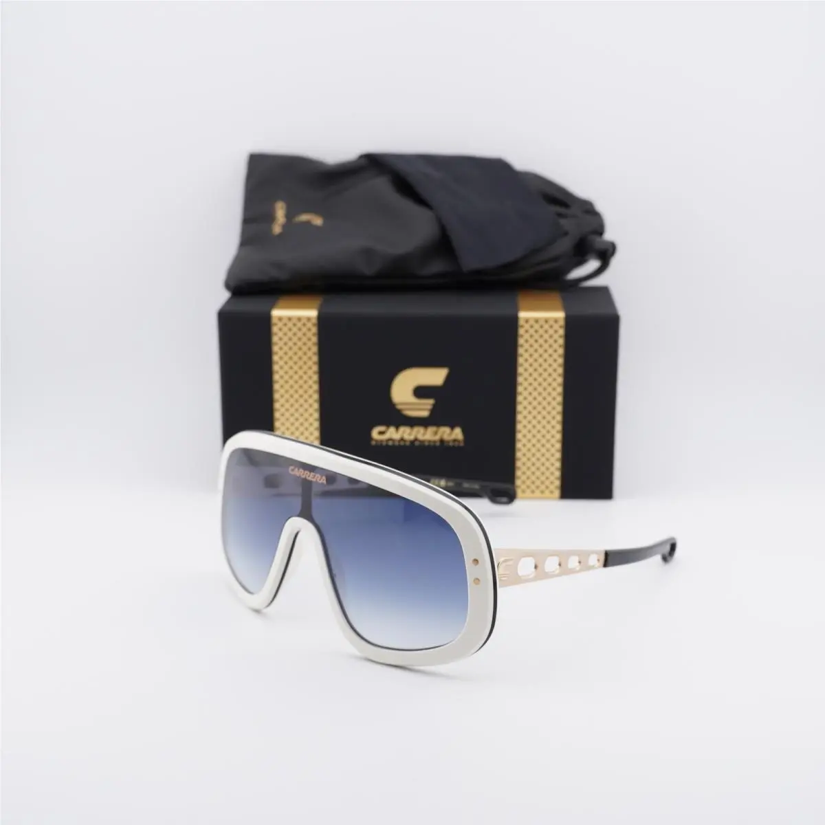 Carrera Flaglab 17 0B4E 08 White Gold/blue Gradient 99-1-140 Sunglasses