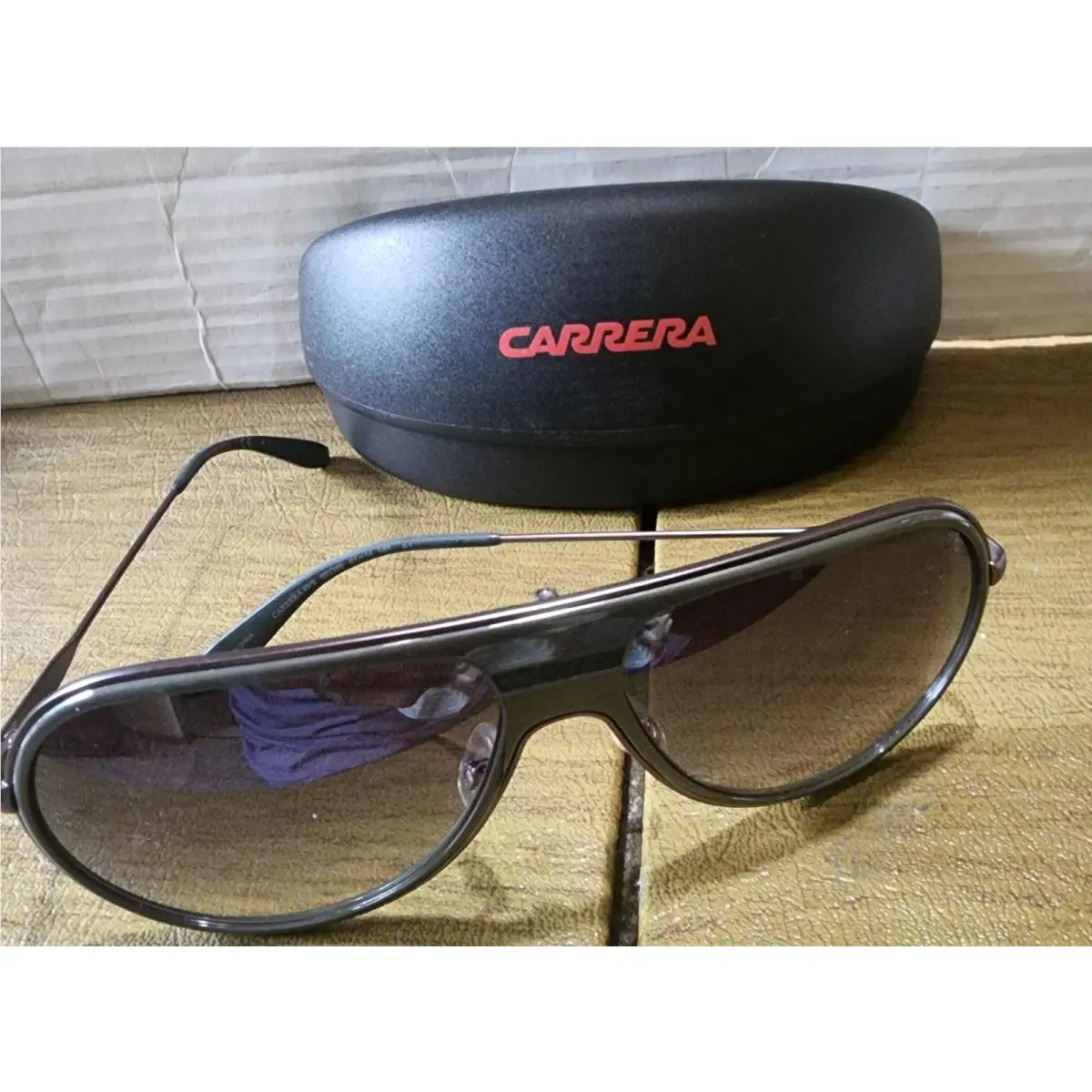 Carrera Sunglasses 8E089 61814 140 Black/brown with Case
