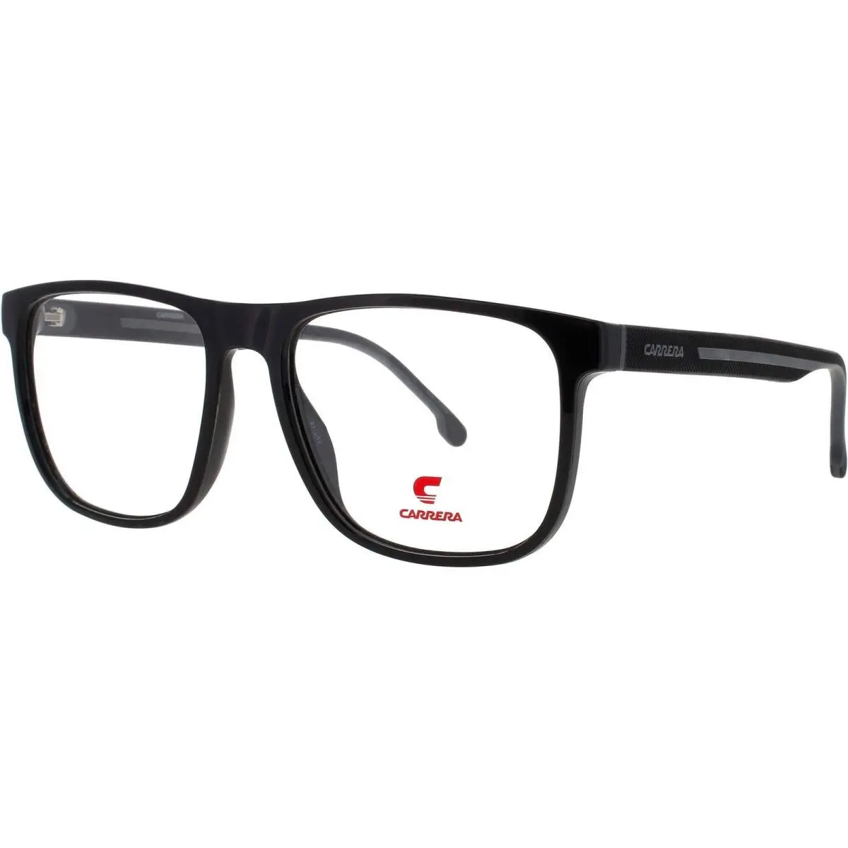 Carrera Men`s Eyeglasses Square Black/grey Plastic Full Rim Frame 8892 08A