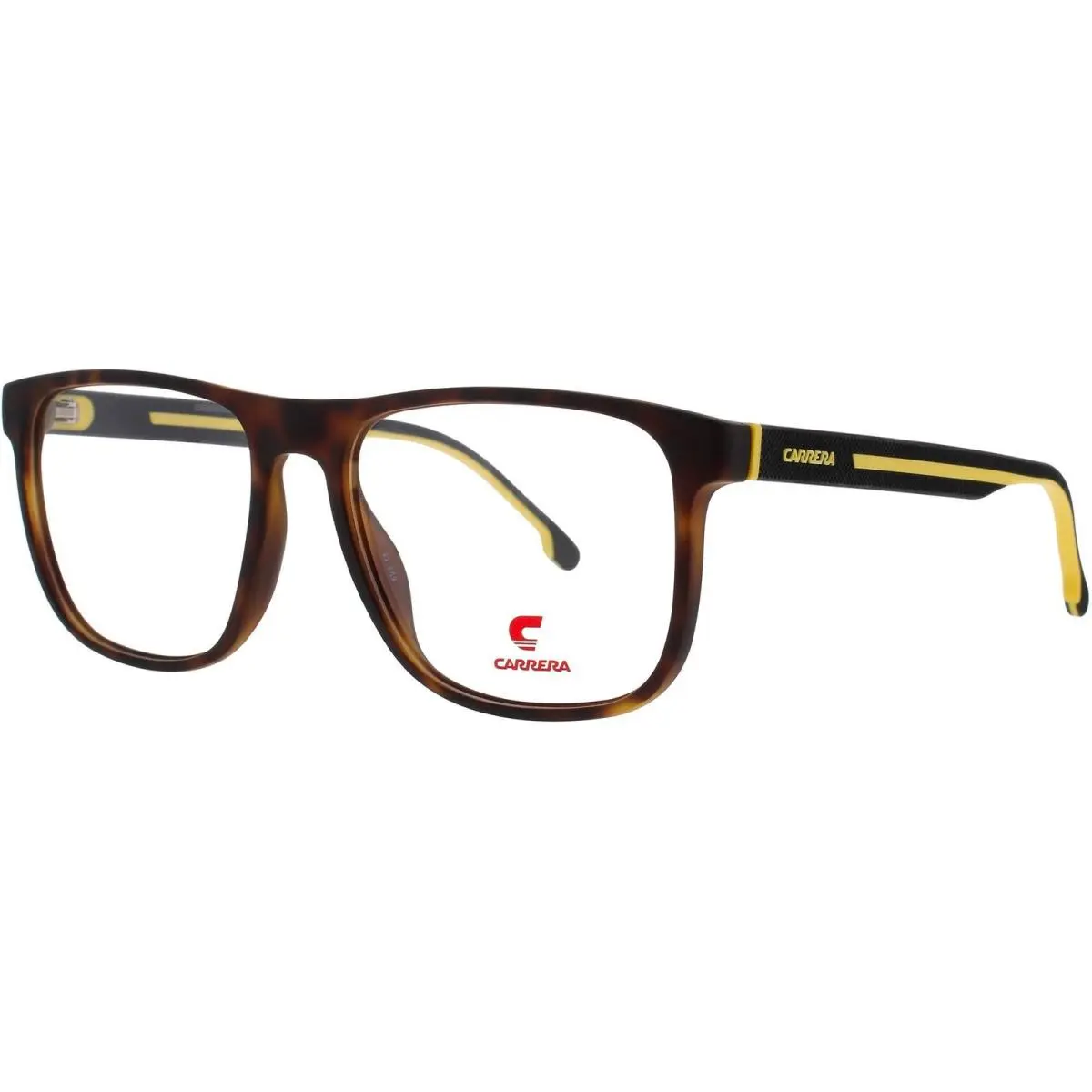 Carrera Men`s Eyeglasses Matte Havana Plastic Full Rim Square Frame 8892 N9P