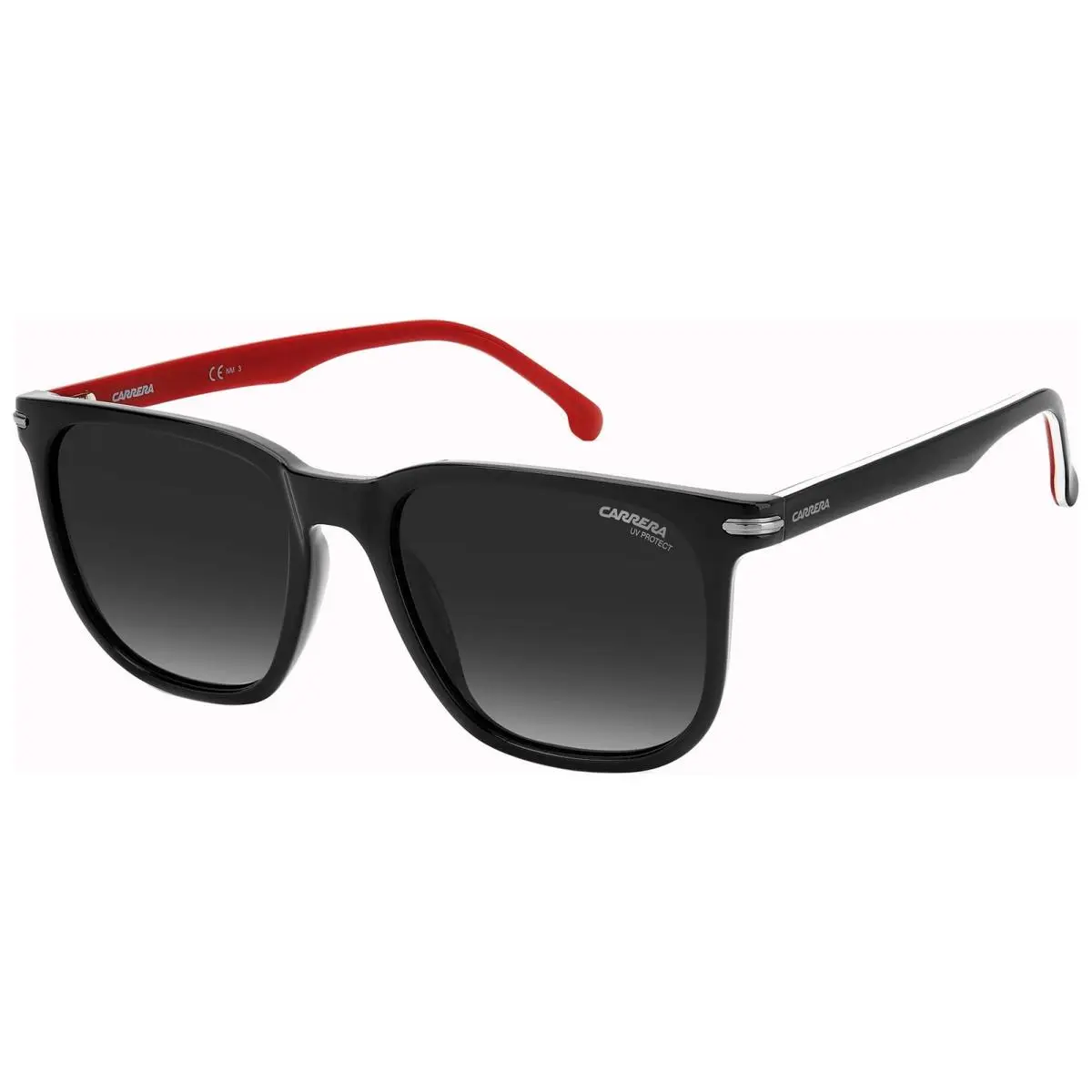 Carrera Striped Black Modern Square Sunglasses w/ Gradient Lens - CA300S-0M4P-9O
