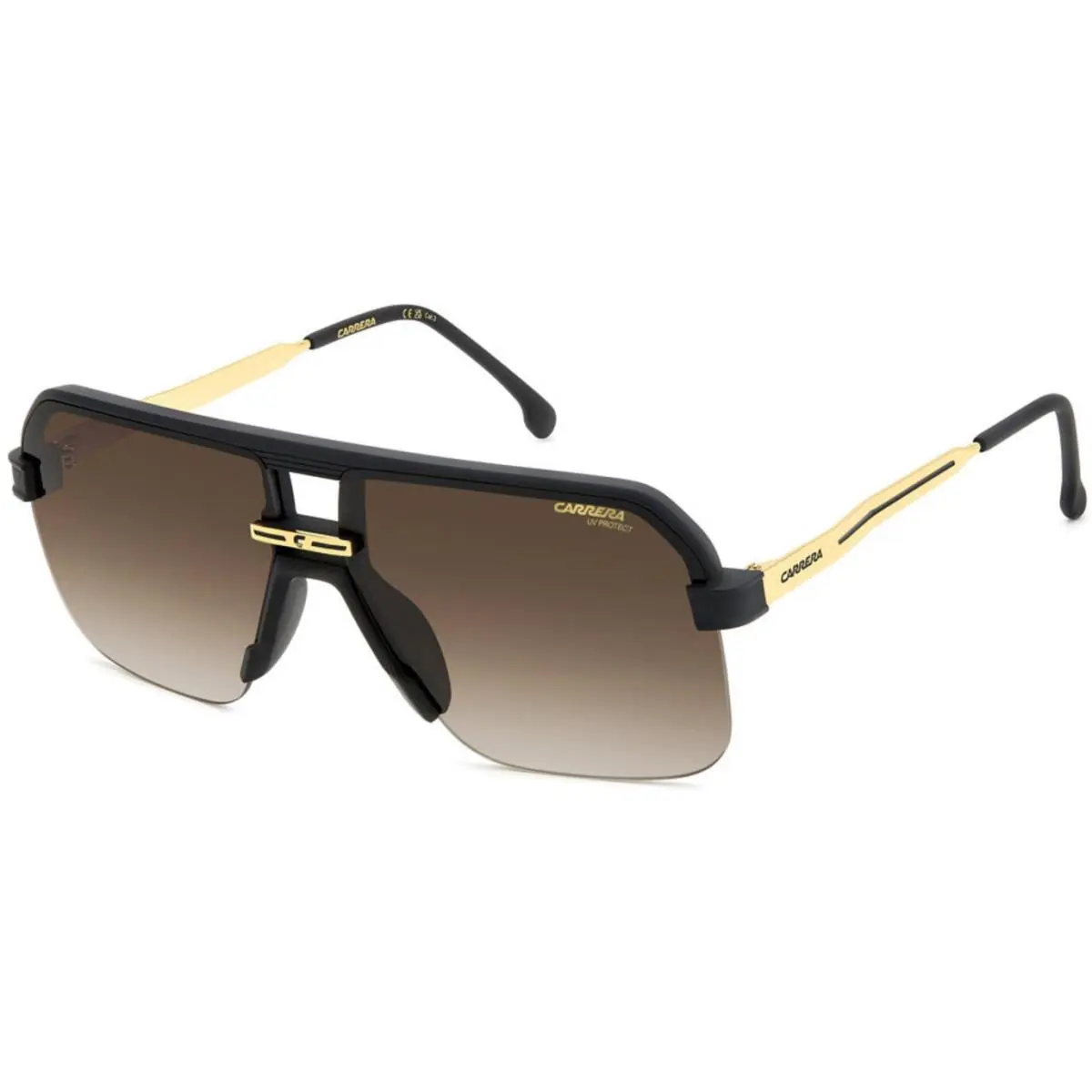 Carrera 1066 /S 0386 86 Black Brown Green Antireflex Size 63 Sunglasses
