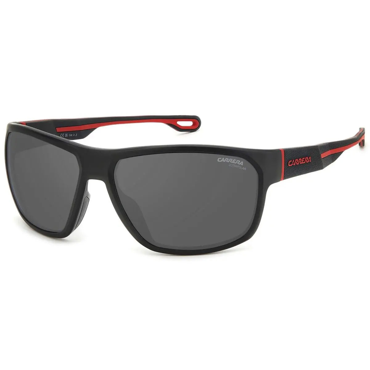 Carrera Ultra Polar Polarized Men`s Mt Black Wrap Sunglasses - CA4018S-0BLX-Q3