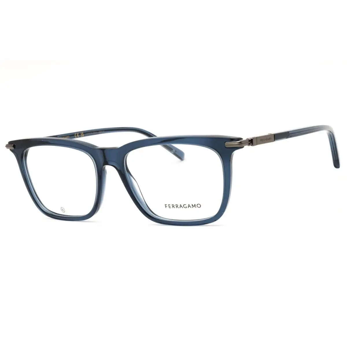 Salvatore Ferragamo SF3007 432 Transparent Blue 56mm Eyeglasses