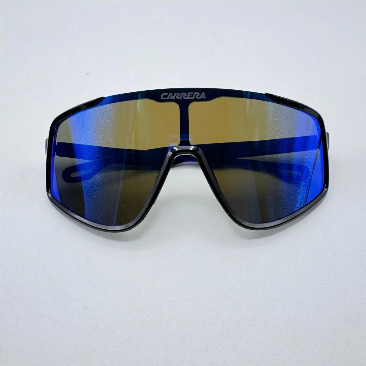 Carrera Sunglasses 4017/S D51Z0 Black Frame Blue Shield Mirror Lens 99-01-135