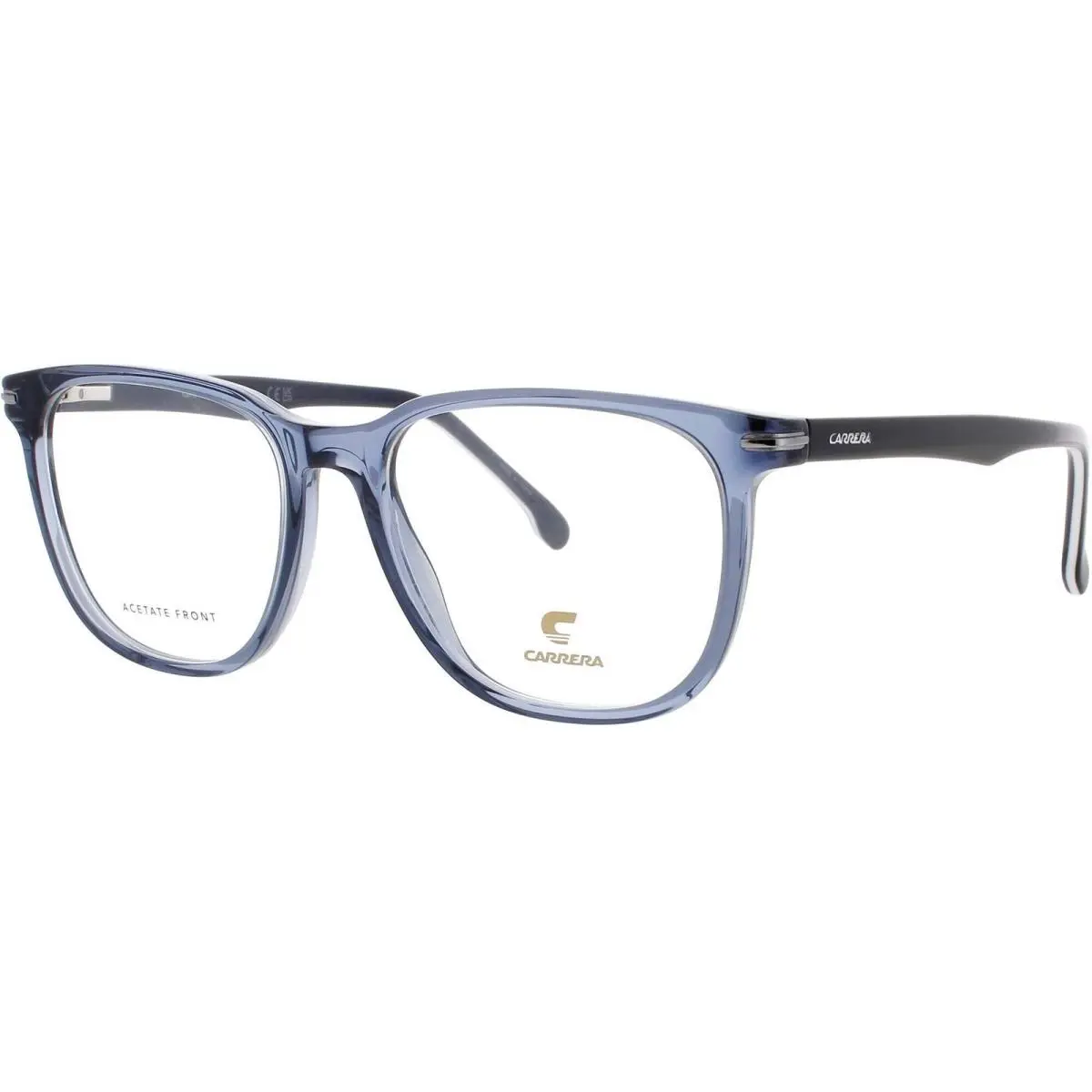 Carrera Unisex Eyeglasses Blue Plastic Square Shape Full Rim Frame 308 Pjp - Frame: Blue, Lens: Clear Demo Lens