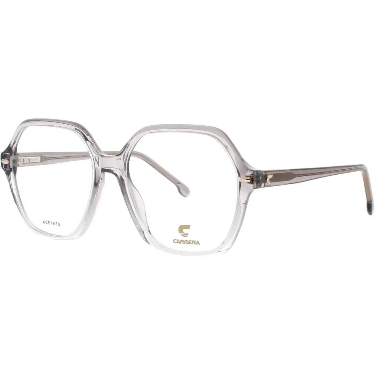 Carrera Women`s Eyeglasses Grey Plastic Full Rim Oversized Shape Frame 3032 0FS2