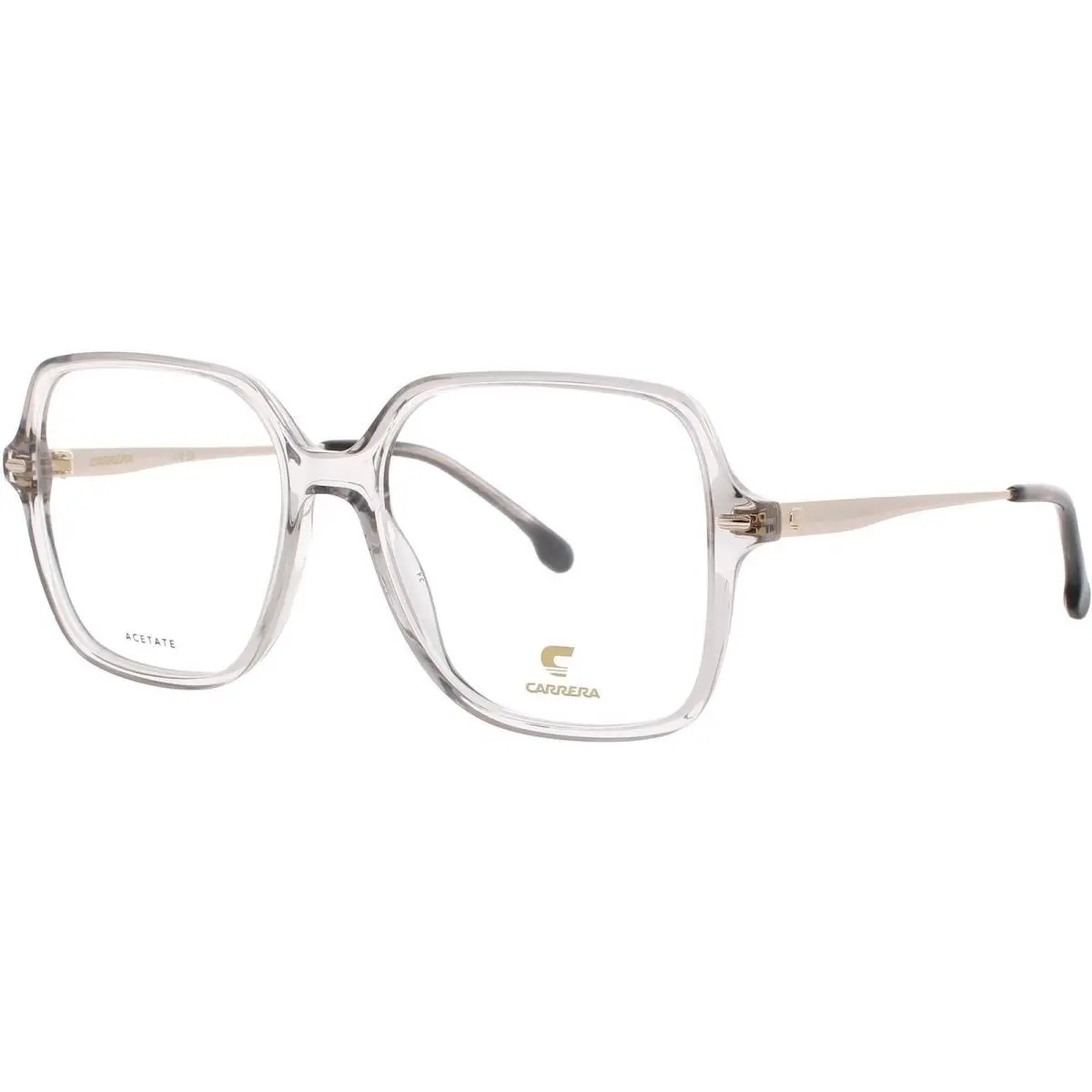 Carrera Women`s Eyeglasses Grey Plastic Full Rim Oversized Shape Frame 3038 0KB7