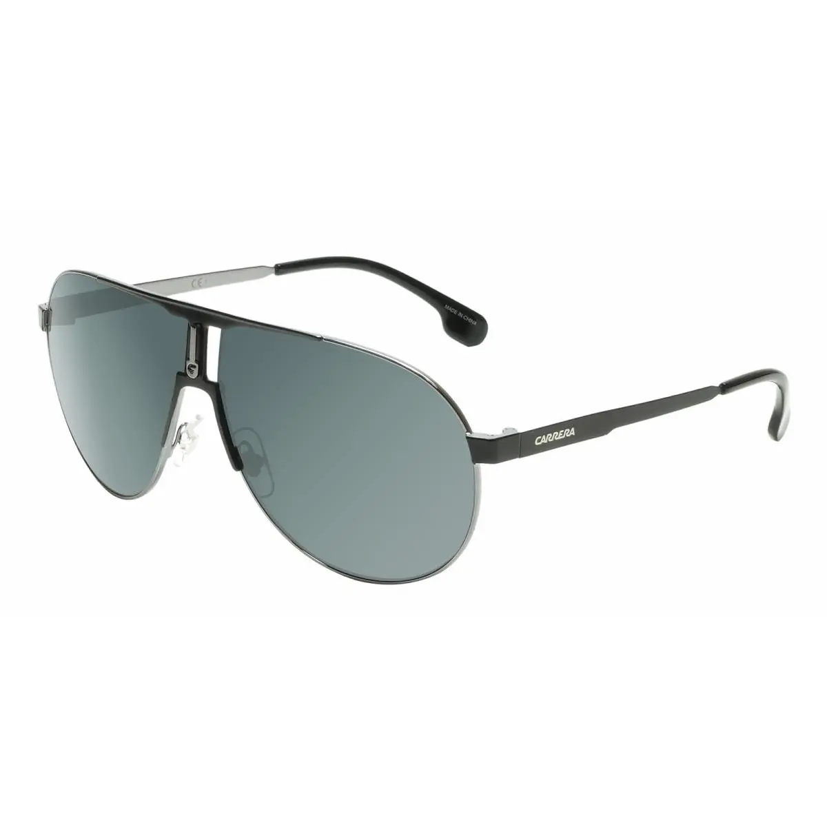 Carrera CA1005/S-TI7 Unisex Pilot Designer Sunglasses in Silver Black/grey 58 mm
