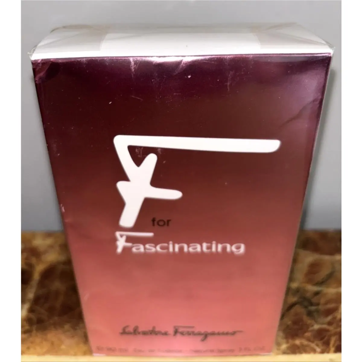 Vintage - F For Fascinating by Salvatore Ferragamo Women 3 oz Edt Spray