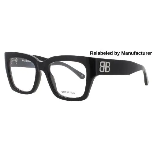 Balenciaga BB0325O-006-54-RELABELED Eyeglasses Eye Glasses 006 Black N