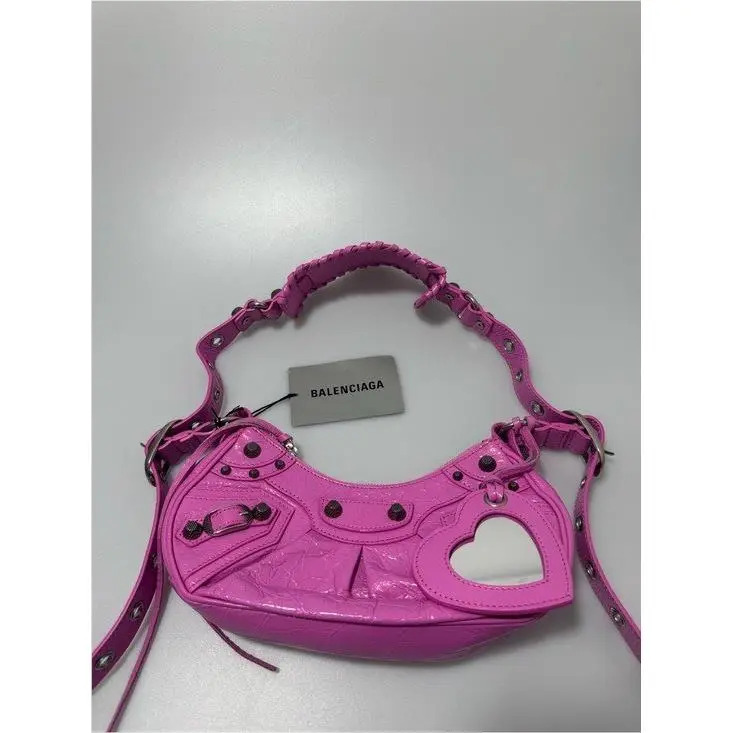 Balenciaga Le Cagole Shoulder Bag XS Pink