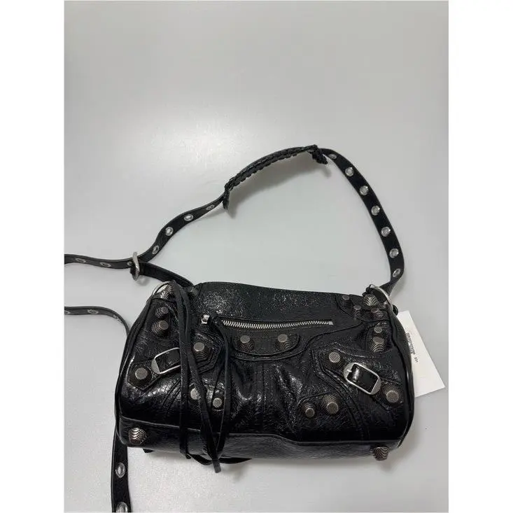 Balenciaga Le Cagole Cylinder Bag Black