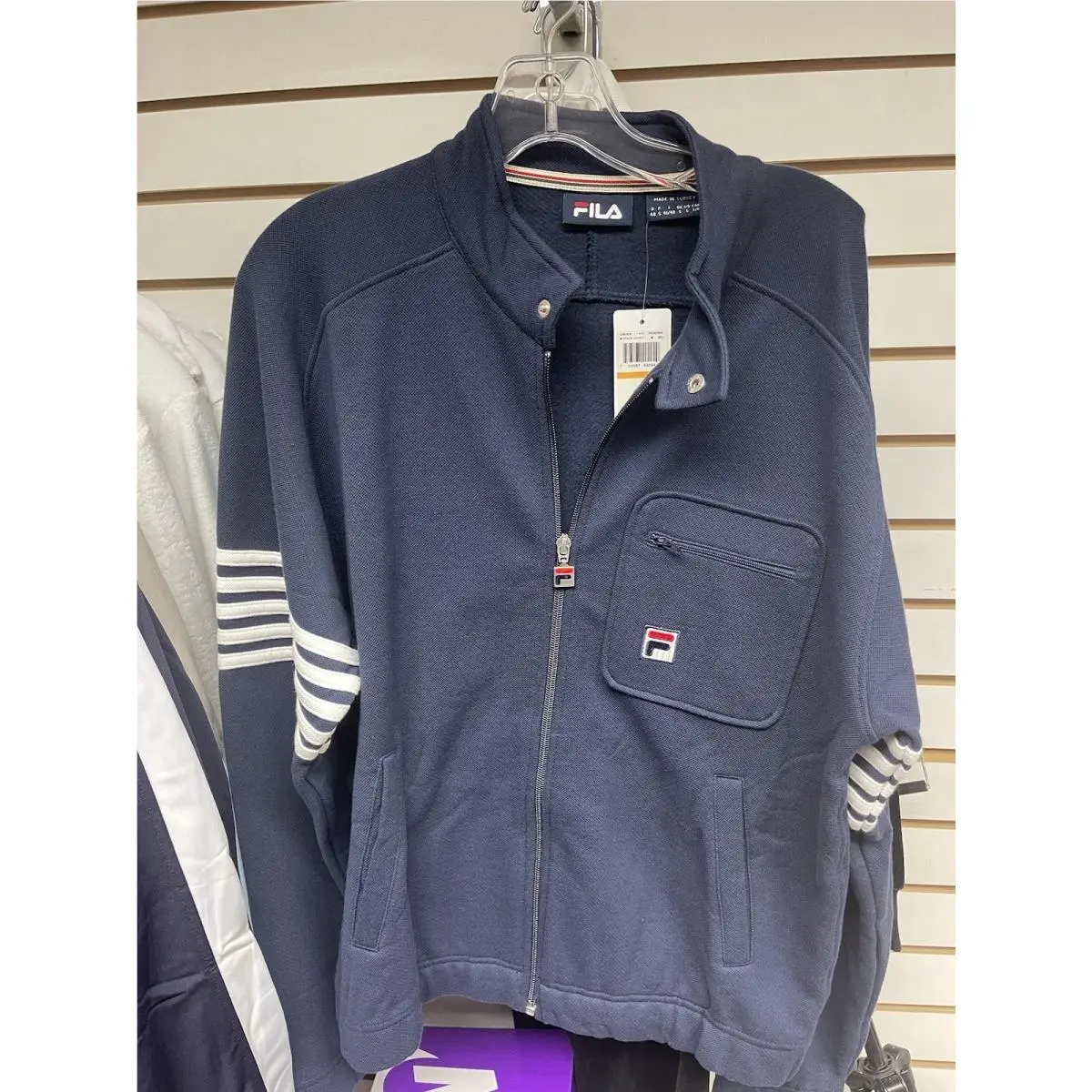 Fila Mens Navy Long Sleeve Top Only Size S