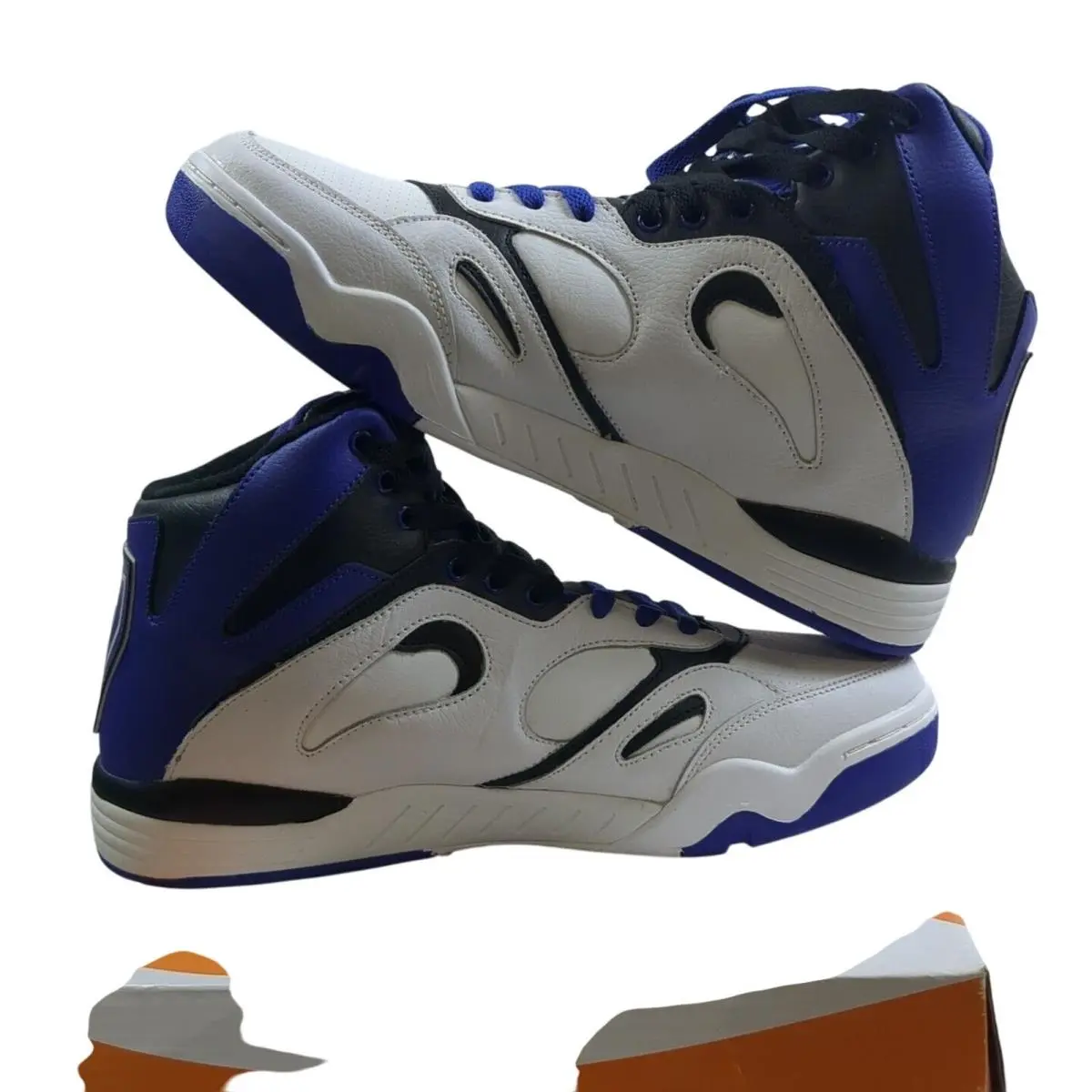 Fila shoes - FILA KJ7 - 1VB90079-184 - White, Royal Blue, Black 4