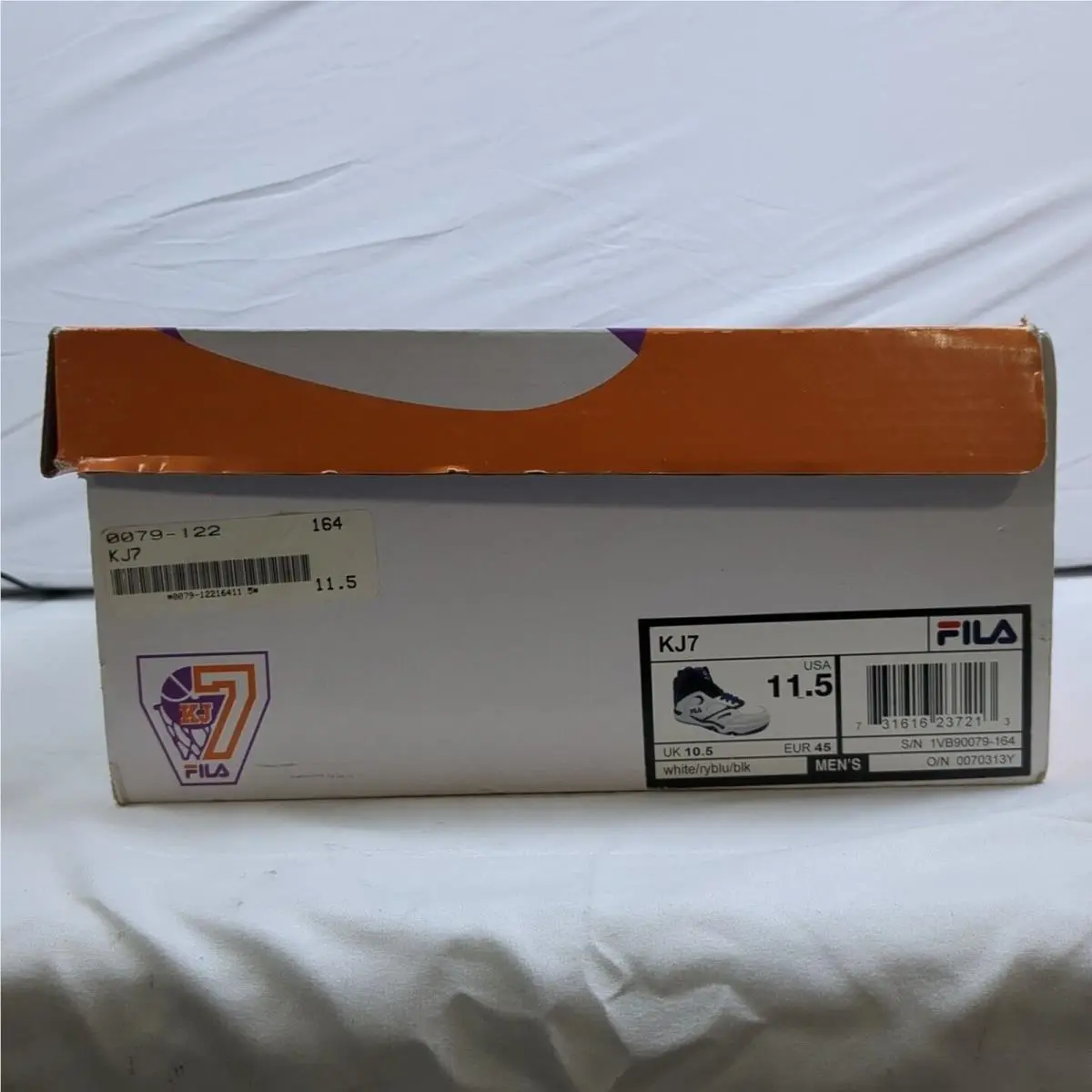 Fila shoes - FILA KJ7 - 1VB90079-184 - White, Royal Blue, Black 13
